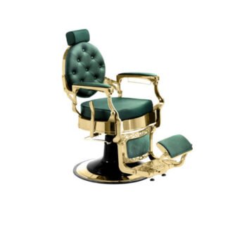 Sillon De Barberia Mae Gold - Green